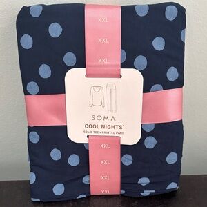 Soma Cool Nights Polka Dot Pajama Set